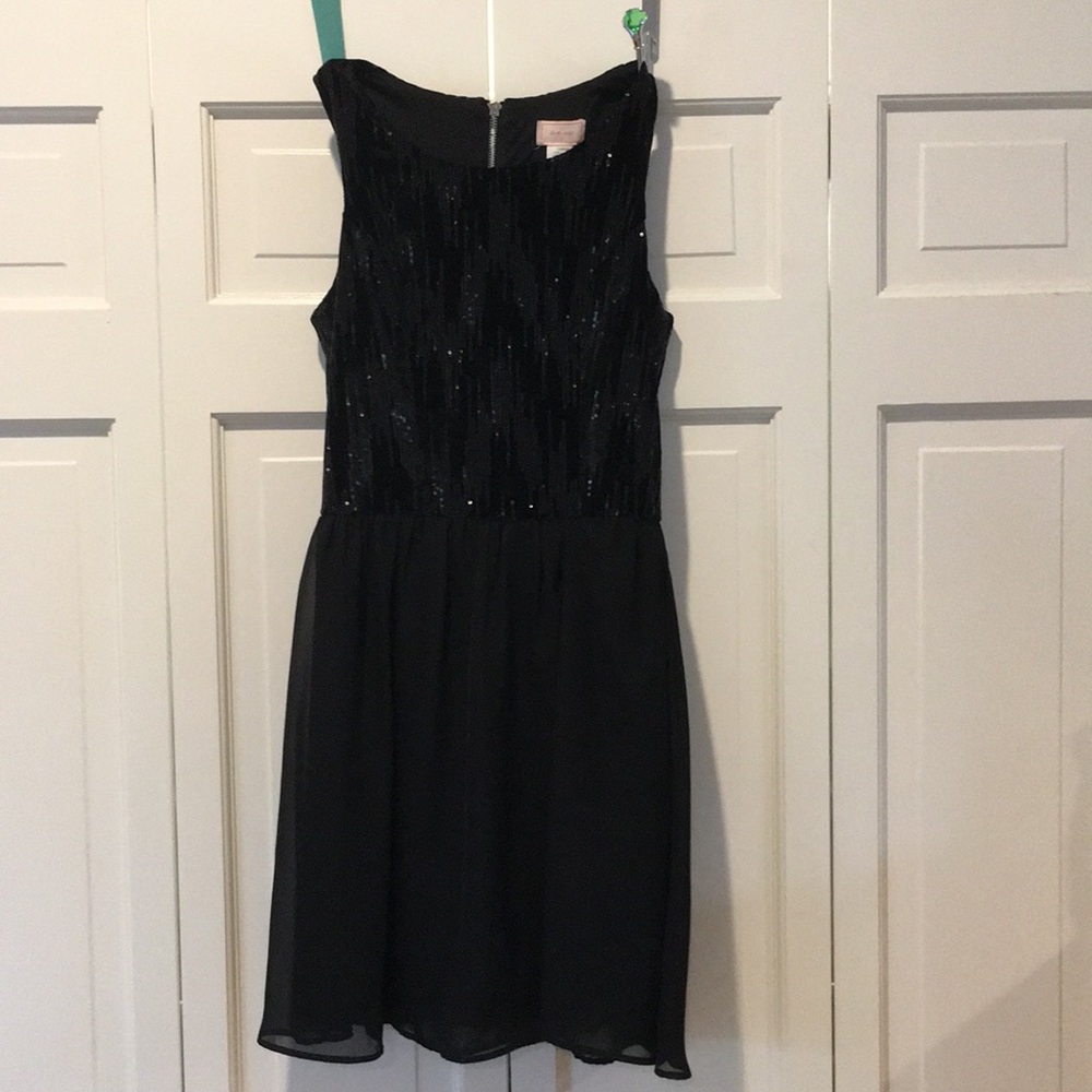 Black cocktail dress